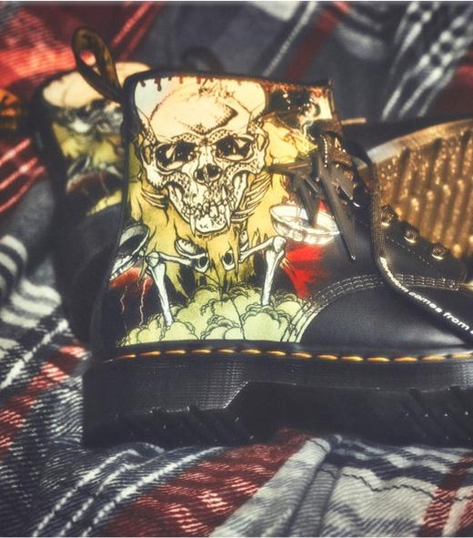 Metallica X Dr. Martens 1460 Boot Details